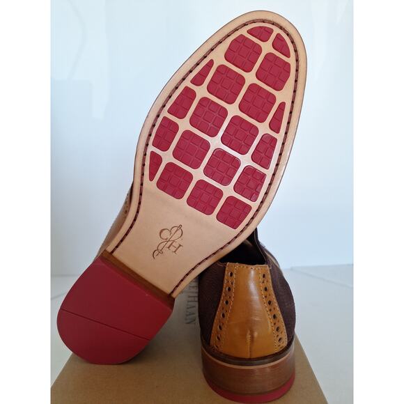 Cole Haan Colton Saddle Welt Coffee/Woodbury Leather Oxford Shoes 8.5M- NIB - Picture 6 of 7